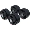 Gorilla Sports Dumbellset - Halterset - Gripper Kunststof - 30 kg - Halterstang met gewichten