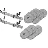 Gorilla Sports Dumbellset - Halterset - Gietijzer - 27.5 kg - 30 mm