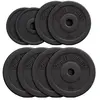 Gorilla Sports Halterschijven Set - Bundel - 27,5 kg - Kunststof - 30 mm