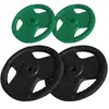Disque en caoutchouc avec poignées 30/31 mm SET 30KG (2x5 2x10KG) Gorilla Sports