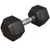 Gorilla Sports Dumbbell - 1 x 10 kg - Gietijzer - Hexagon - Halter