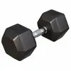 Gorilla Sports Dumbbell - 1 x 20 kg - Gietijzer - Hexagon - Halter