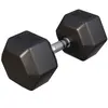Gorilla Sports Dumbbell - 1 x 27,5 kg - Gietijzer - Hexagon - Halter