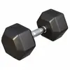 Gorilla Sports Dumbbell - 1 x 17,5 kg - Gietijzer - Hexagon - Halter
