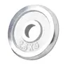 Gorilla Sports Gewichtsschijf - Halterschijf - 2,5 kg - Chroom - 30 mm