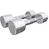 Gorilla Sports Dumbellset 8 kg - 2x4 kg - Halterset - Vaste dumbbells - Chroom