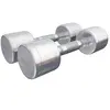 Gorilla Sports Dumbellset 12 kg - 2x6 kg - Halterset - Vaste dumbbells - Chroom