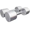 Gorilla Sports Dumbellset 14 kg - 2x7 kg - Halterset - Vaste dumbbells - Chroom