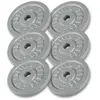 Gorilla Sports Halterschijven Set - Bundel - 30 kg (6 x 5 kg) - Gietijzer - 30 mm