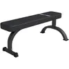 Banc de musculation plat avec logo Gorilla Sports, noir