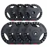 Gorilla Sports Halterschijven Set - Gripper Kunststof - 30 mm   Handgreep - 2 x 15 kg