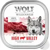 6x300g Adult High Valley boeuf Wolf of Wilderness - Pâtée pour chien