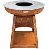 Barbecue brasero en acier Zelos Surface de cuisson 62 cm