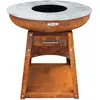 Barbecue brasero en acier Zelos Hauteur 87 cm Diamètre 102 cm