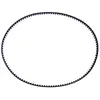 Gates CDX tandriem Carbon Drive 118T zwart/blauw