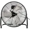 AREBOS Vloerventilator 50cm - Ventilator 120W - 3 Instelbare Snelheidsniveaus - Zwart
