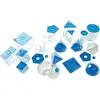 Eduplay Geometric figures transparent (blue) small-sized.
