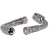 Prolongateurs valve Mijnenpieper - argenté - 46/90º - Accessoire vélo
