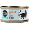 6x70g Cosma Nature blanc de poulet, thon - Pâtée pour chat