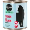 6x280g Cosma Nature poulet, saumon - Pâtée pour chat
