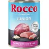 6x400g Rocco Junior dinde, coeurs de veau, riz - Pâtée pour chien
