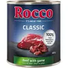 6x800g Rocco Classic boeuf, gibier - Pâtée pour chien