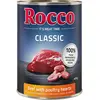 6x400g Rocco Classic boeuf, coeur de volaille - Pâtée pour chien