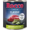6x800g Rocco Classic boeuf, panses vertes - Pâtée pour chien