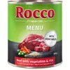 6x800g Rocco Menu boeuf - Pâtée pour chien