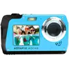 Easypix W3048 Edge Iceblue Caméra étanche 48 Mpx double écran