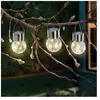 Ampoule solaire LED Globe en verre craquelé - ESOTEC - Boîte de 3 - Jaune - Extérieur