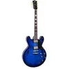 Sigma Guitars HBA-102H-TBB Semi-Hollow Humbucker blue semi-akoestische...