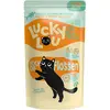 16x 125g Lucky Lou adulte volaille & truite nourriture pour chat humide