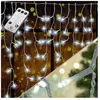 KESSER® LED Lichtgordijn met Afstandsbediening, 8 Lichteffecten, Timer...