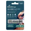 MediaRange MR941-1 (1000 Go, USB-A), Clé USB, Argent
