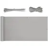 Sekey Brise-Vue pour balcon PES 90 x 300cm Gris clair