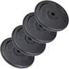 ScSPORTS® Jeu de Disques de Poids - Set de 60 kg, 4 x 15 kg, 30-31 mm,...