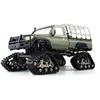Amewi AMXRock RCX10BTS Scale Crawler Pick-Up avec roues à chaîne Vert ...