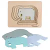 Kindsgut Puzzle en bois Eléphant (6 pièces)