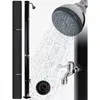AREBOS Douche Solaire 20L 221cm avec thermomètre intégré et douche de ...