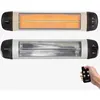 AREBOS Chauffage radiant infrarouge 2500 W | Radiateur terrasse | télé...