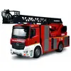 Amewi Mercedes-Benz 22502 Véhicule de Pompier à échelle pivotante 1:18 RTR, véhicule sous Licence Rouge/Blanc