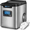 Tillvex ijsblokjesmachine RVS zilver 12 kg - 24 uur | IJsblokjesmaker ...