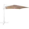 Beliani - Parasol de jardin carré 250 x 250 cm beige sable   MONZA
