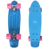 Move skateboard Old School Retro 57,5 cm aluminium bleu clair