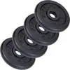 Lot de disques en fonte ScSPORTS - 4 x 2,5 KG (10 KG) ø30 / 31