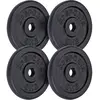 Lot de disques en fonte ScSPORTS - 4 x 5 KG (20 KG) ø30 / 31