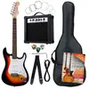 Rocktile Banger's Pack set guitare électrique Sunburst, 7 pièces