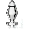 Mystim - Big John Buttplug XL - Zilver - Ø 65 mm