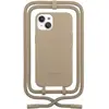 Etui avec cordon WOODCESSORIES iPhone 13 mini Tour de cou gris